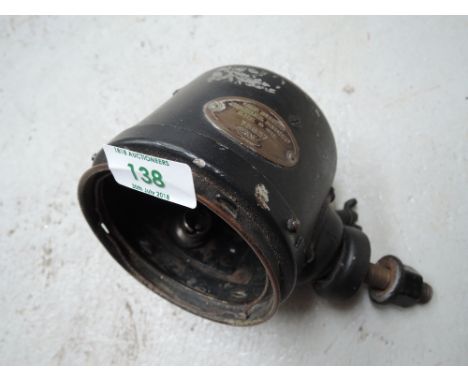 A vintage brass bodied search light lamp for signalling daylight mark ii 1918 by CAV 75857   