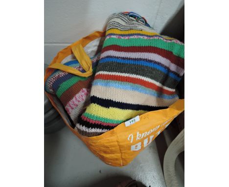 A selection of vintage knittwear and similar items