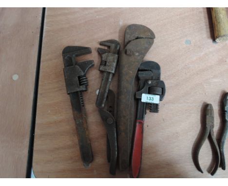 A selection of vintage wrench some bearing Vauxhall name