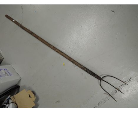 A vintage hay fork for forking hay etc