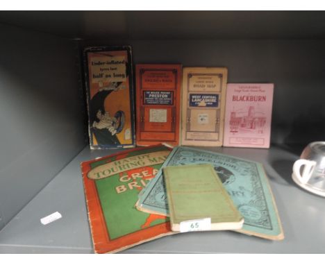 A selection of vintage maps and ordnance survey mostly of local interest
