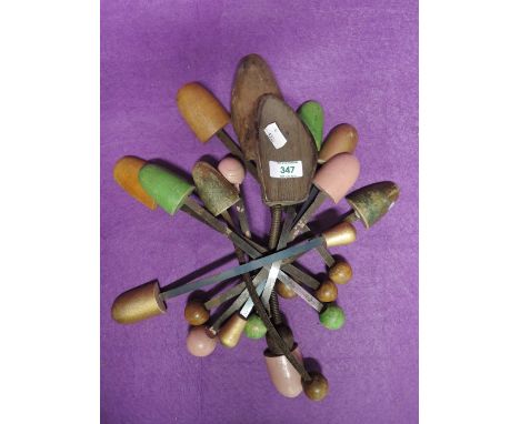 A selection of vintage shoe stretchers