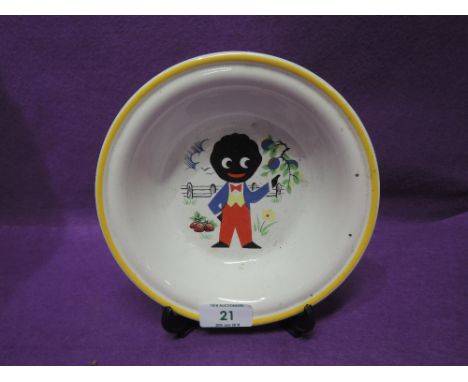 A vintage ceramic advertising bowl for Robertsons jam 