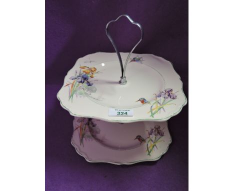 A vintage cake stand