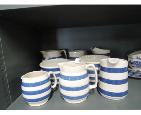 A selection of vintage ceramic kitchen wares by Staffordshire Chefs ware