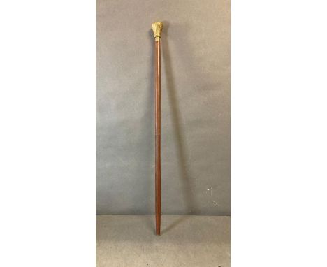 Military brass topped swagger stick 