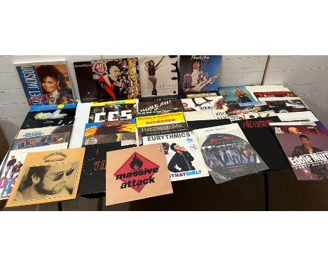 Approximately fifty LP, various years including The Cure, Michael Jackson, Elvis etc 