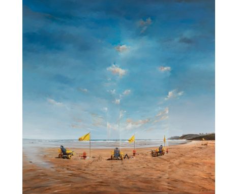 FÉLIX DE AGÜERO (León, 1964)."Ciertos caminos", 2005.Oil on canvas adhered to panel.Signed and dated in the lower right corne