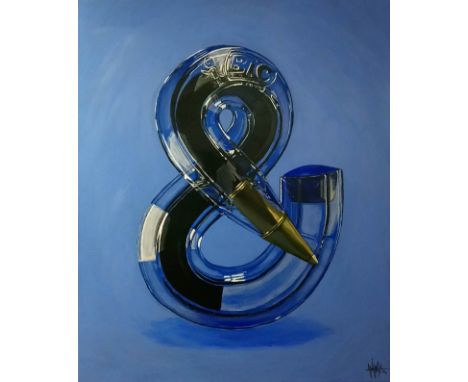 JORGE PÉREZ (Badalona, 1978)."And".Acrylic on canvas.Signed.Size: 73 x 60 cm.Jorge Pérez has been living in the Basque Countr