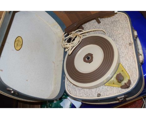 Retro portable record player