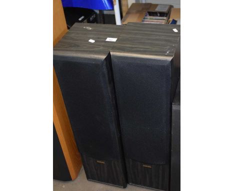 A pair of Acoustic Solutions Model No AV-120 speakers
