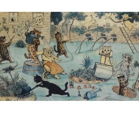 A set of four prints after LOUIS WAIN (4)
