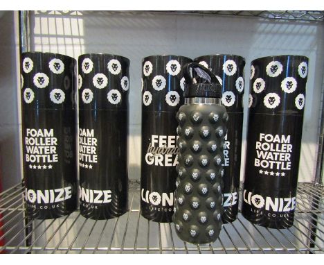 A quantity of unused Lionize aluminium, roller drinks bottles (5)