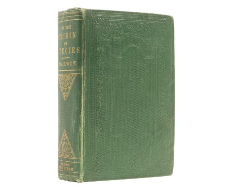 Darwin (Charles) On the Origin of Species by Means of Natural Selection, first edition, half-title, folding lithographic diag