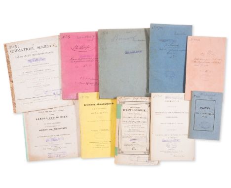 Mathematics.- Gauss (Carl Friedrich) A collection of 60 pamphlets from Gausss’s library, on mathematics, astronomy, magnetism