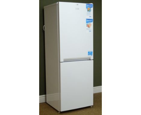 Beko CXFG1552W fridge freezer, W55cm, H154cm, D55cm (This item is PAT tested - 5 day warranty from date of sale) Condition Re