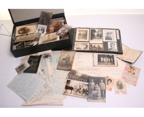 Photograph and Document Grouping of Polish Military and Civilian Interest, all appearing to relate to one family, dating from