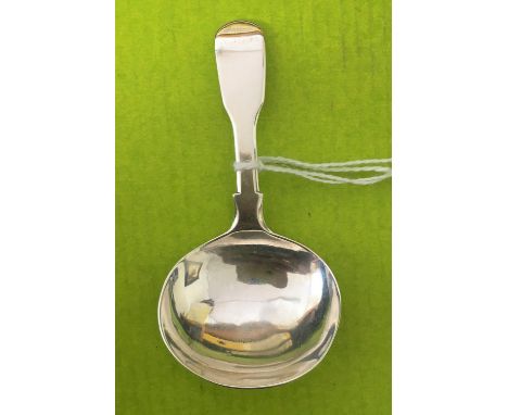 GEORGIAN SILVER CADDY SPOON - LONDON 1826