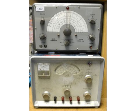Vintage Radios - a Taylor's 67A signal generator, serial No 293496;  another Advanced Components Type J.2 (2)