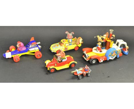 Corgi Toys - Comics, Popeye Paddle Wagon;  Dick Dastardly Racer;  Magic Roundabout car; Basil Brush car;  Corgi Juniors Jerry