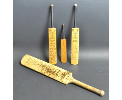 Cricket - The "Len Hutton" Autograph cricket bat, by Gradidge of London, Leonard Hutton Test Record 364 v Australians 1938, p