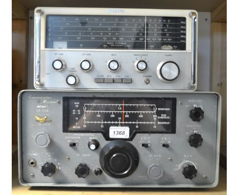 Vintage Radios - an Eddystone EC10 solid state radio, serial No 7734;  a Star 550 communication receiver (2)