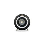 Watches - KLM table clock, 1970s Metal case with pvd coating. Black an…