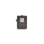 Watches - Anonymous purse clock, 1930s Rectangular silver case with de…