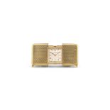 Watches - Movado-Tiffany Ermeto , 1930s. Rectangular 14k solid gold. S…