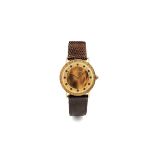 Watches - Lucien Picard solotempo, 1960s. Round case with 14k gold dec…