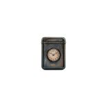 Watches - Clarté-Hermès purse clock, 1930s Rectangular silver case. Cr…