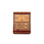 Watches - Angelus for Cairelli table clock with calendar and weather s…