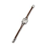 Watches - Jaeger-LeCoultre Mini Duoplan, 1940s. Square steel case. Sil…