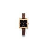 Watches - Movado Cioccolatino, 1940s. Square case in 18k rose gold. Po…