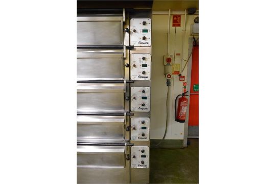 Tom Chandley Ltd, Model: CPMK4 MT538, five deck oven, Serial No. 15485 ...