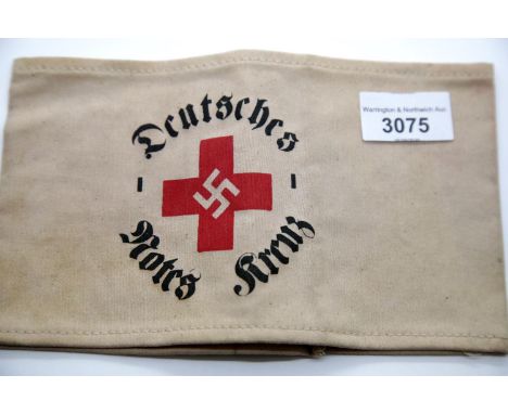 German WWII type Red Cross armband. P&amp;P Group 1 (£14+VAT for the first lot and £1+VAT for subsequent lots) 