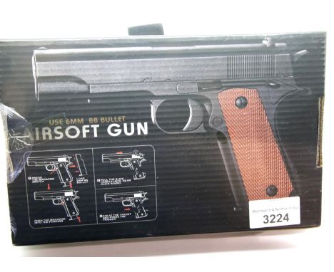 WTL boxed airsoft pistol model V11. P&amp;P Group 2 (£18+VAT for the first lot and £3+VAT for subsequent lots) 