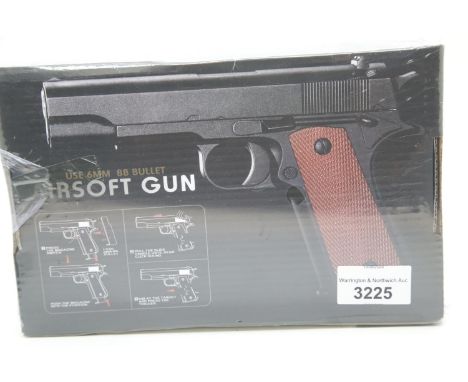 WTL boxed airsoft pistol model V11. P&amp;P Group 2 (£18+VAT for the first lot and £3+VAT for subsequent lots) 