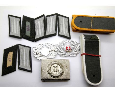 Selection of German post-war epaulettes and badges. P&amp;P Group 1 (£14+VAT for the first lot and £1+VAT for subsequent lots