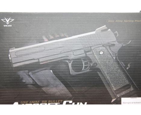 WTL boxed airsoft pistol model V19. P&amp;P Group 2 (£18+VAT for the first lot and £3+VAT for subsequent lots) 