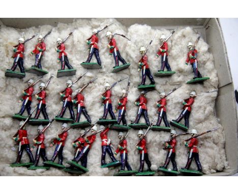 Twenty seven painted cast lead soldiers. P&amp;P Group 3 (£25+VAT for the first lot and £5+VAT for subsequent lots) 