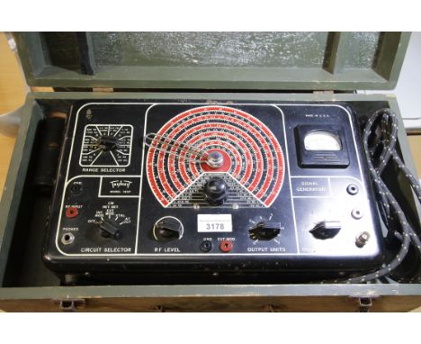 Triplett of Ohio, a cased signal generator, model 1632, with operating manual. Not available for in-house P&amp;P 