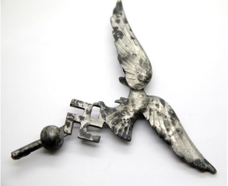 German WWII type Luftwaffe pennant finial, L: 12 cm. P&amp;P Group 1 (£14+VAT for the first lot and £1+VAT for subsequent lot