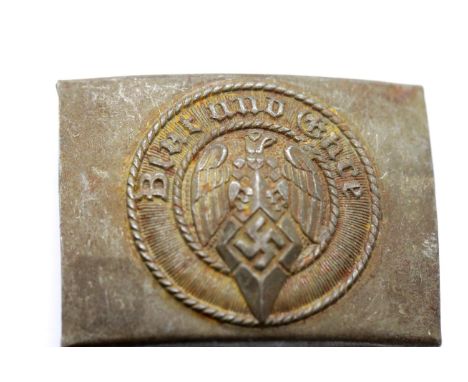 German WWII type Hitler Youth belt buckle. P&amp;P Group 1 (£14+VAT for the first lot and £1+VAT for subsequent lots) 