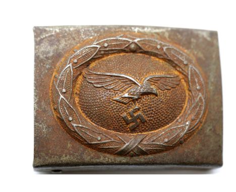 German WWII type Luftwaffe belt buckle. P&amp;P Group 1 (£14+VAT for the first lot and £1+VAT for subsequent lots) 