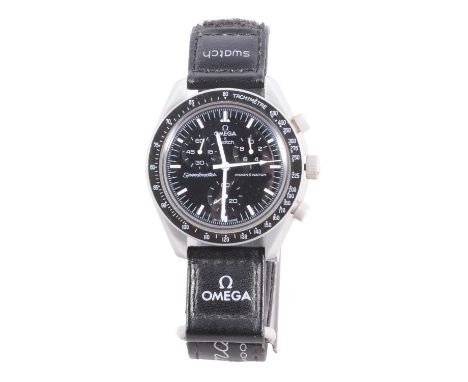 Omega X Swatch - CATALOGUE AMENDMENT -a gentleman's Speedmaster MoonSwatch Collection: Mission to the Moon quartz wristwatch,