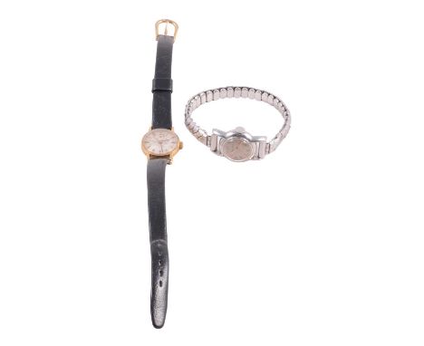 Omega, Jaeger LeCoultre - two lady's manual wind wristwatches, Jaeger-leCoultre - a lady's manual wind wristwatch, 12mm circu