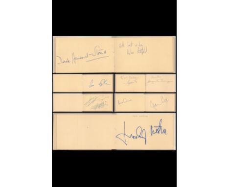 Vintage Autograph Book Containing 37 Great Signatures from the Opera. Signatures include Sylvia Sass, Jacques Delacote, Ann C