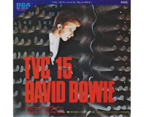 DAVID BOWIE - TVC 15 7" (JAPANESE PROMO P/S SS-3019). Seldom seen original Japanese promo of TVC 15 c/w We Are The Dead (SS-3