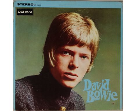 DAVID BOWIE - S/T (US ORIGINAL DERAM STEREO LP, DES 18003). Extremely hard to come by original US stereo pressing of the Duke